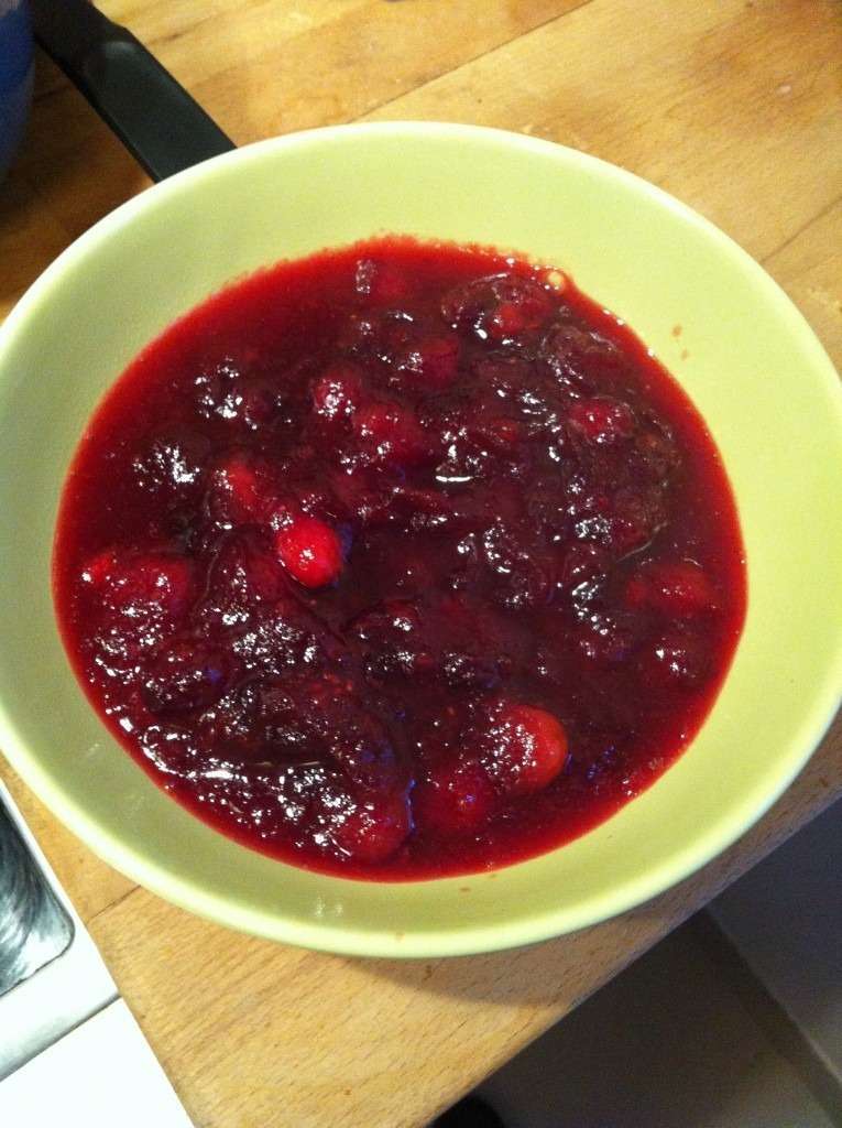 Recette américaine de cranberry relish sur La Cuisine De Steve